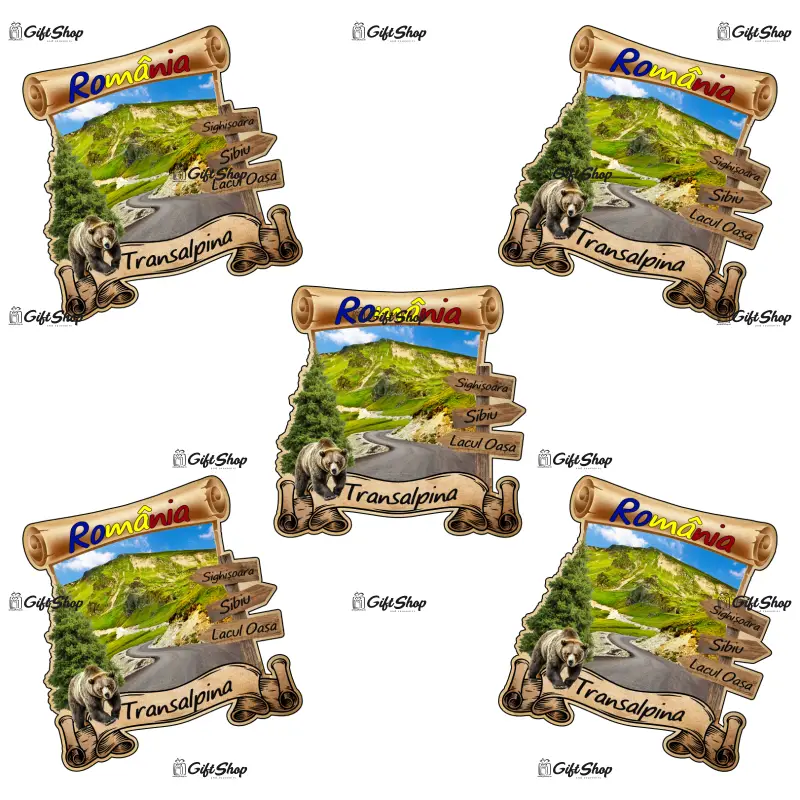 Transalpina, romania, magnet papirus, model mgs 216